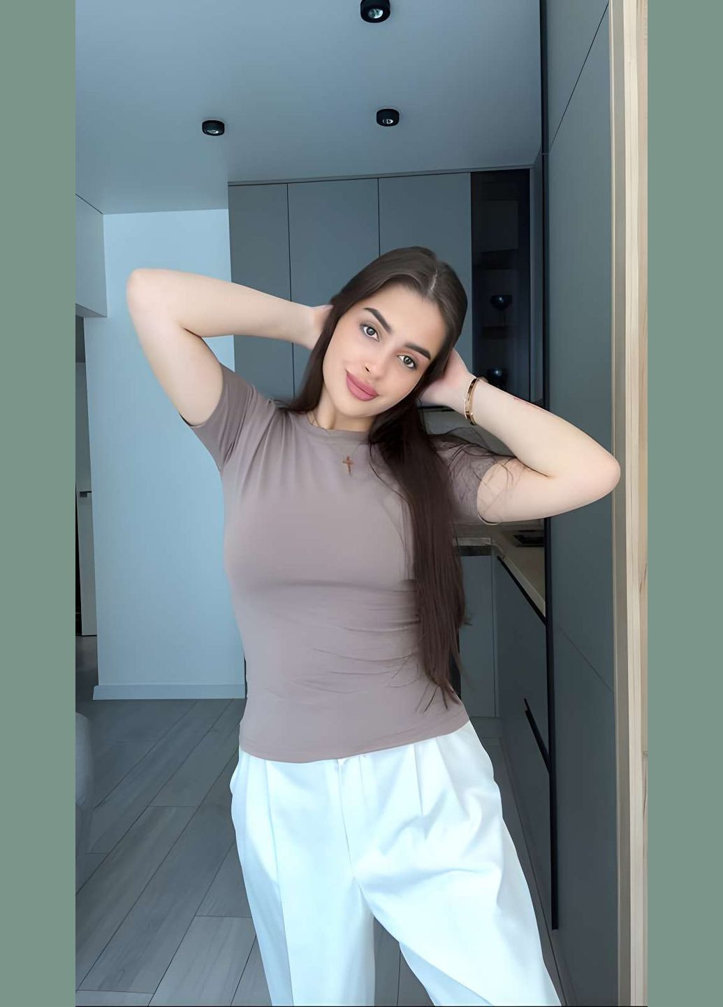 Женская летняя хлопковая базовая футболка в стиле скимс классическая однотонная голубая Україна - (339402896)