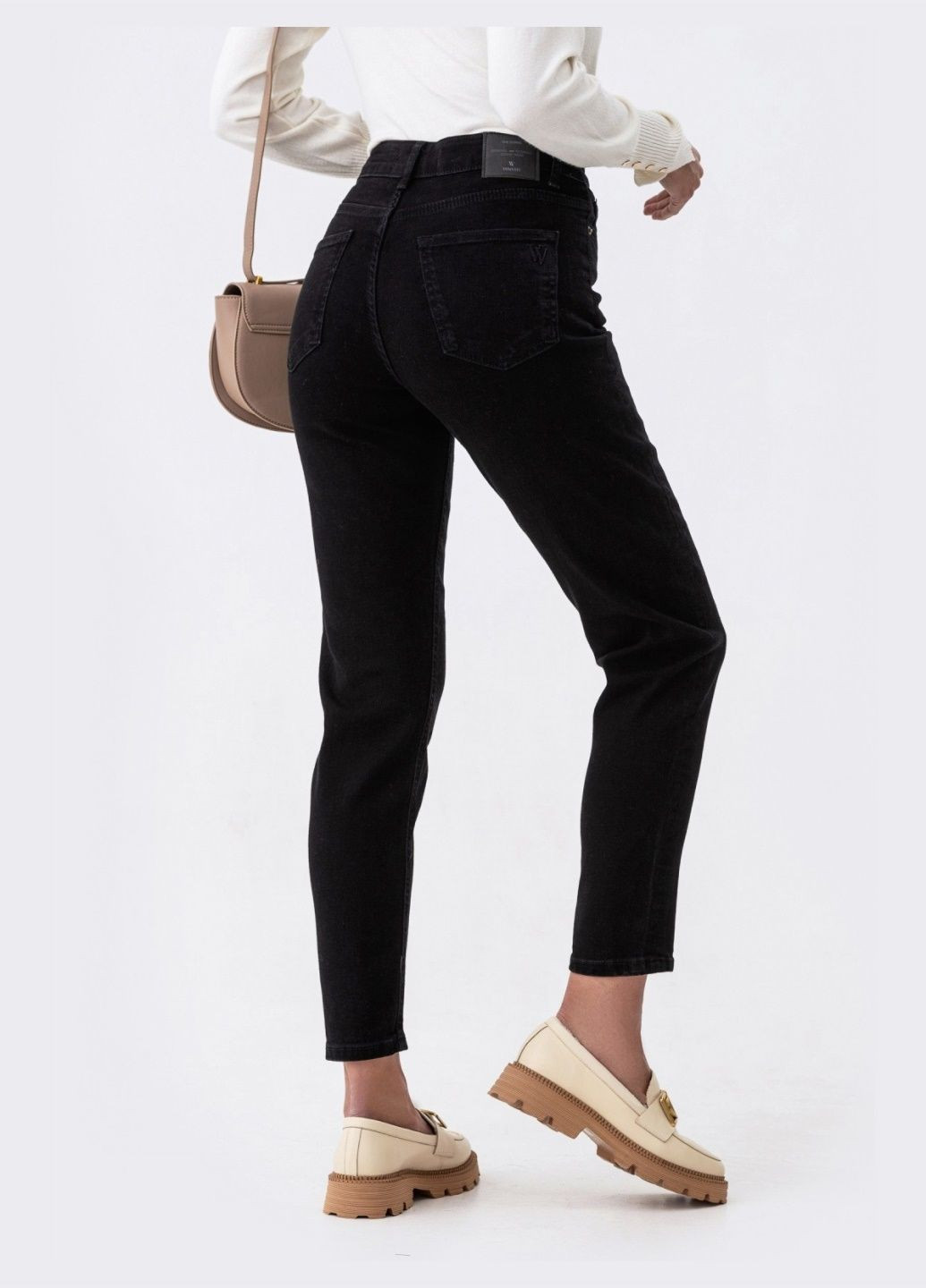 джинси прямого крою чорного кольору вкорочені Dressa - (278783493)