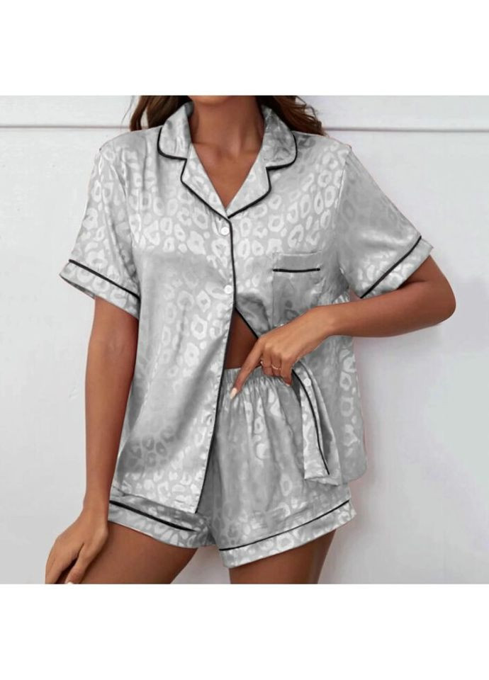 Комбинированная всесезон комплект женской пижамы 14400 l белый Fashion