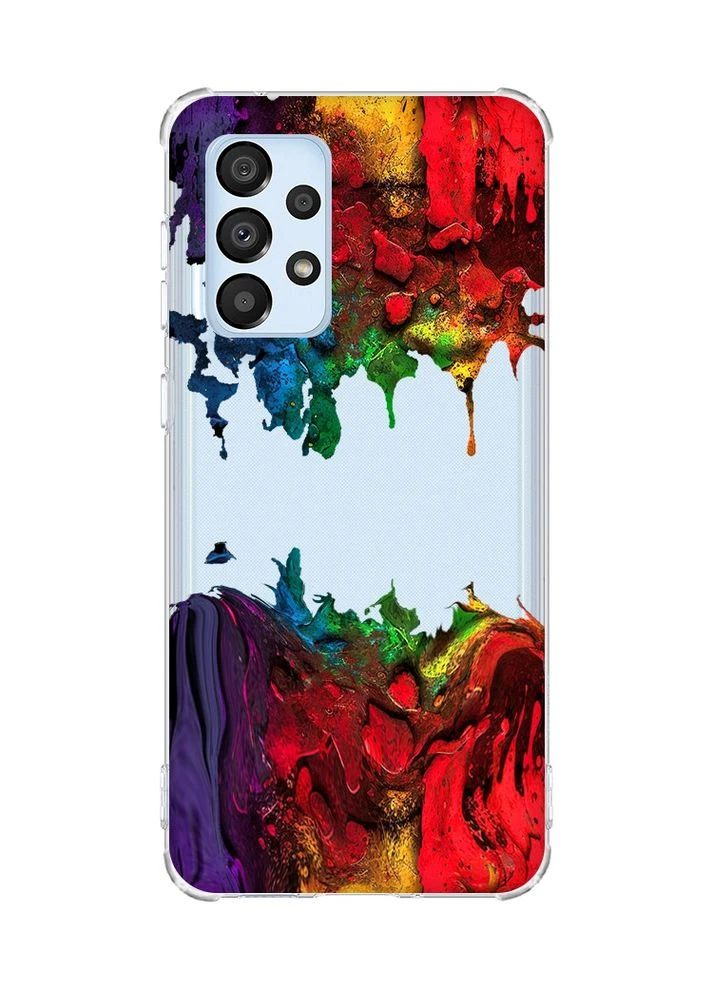 Чехол с утолщёнными углами для Samsung Galaxy A33 5G Краски (принт 249) Creative (359499906)