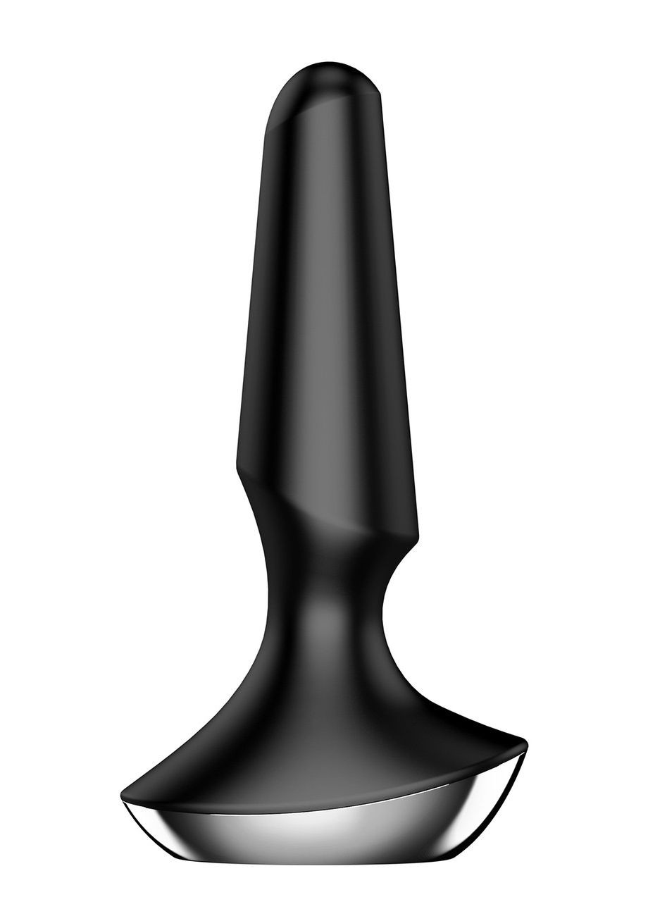 Анальная пробка с функцией управления с смартфона Plug-Ilicious, черный Satisfyer (303896760)