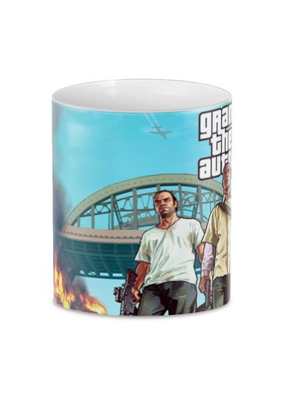 Кружка с принтом GTA ГТА поджог GT.02.14 Кружка керамическая 0,33 GeekLand (378965087)