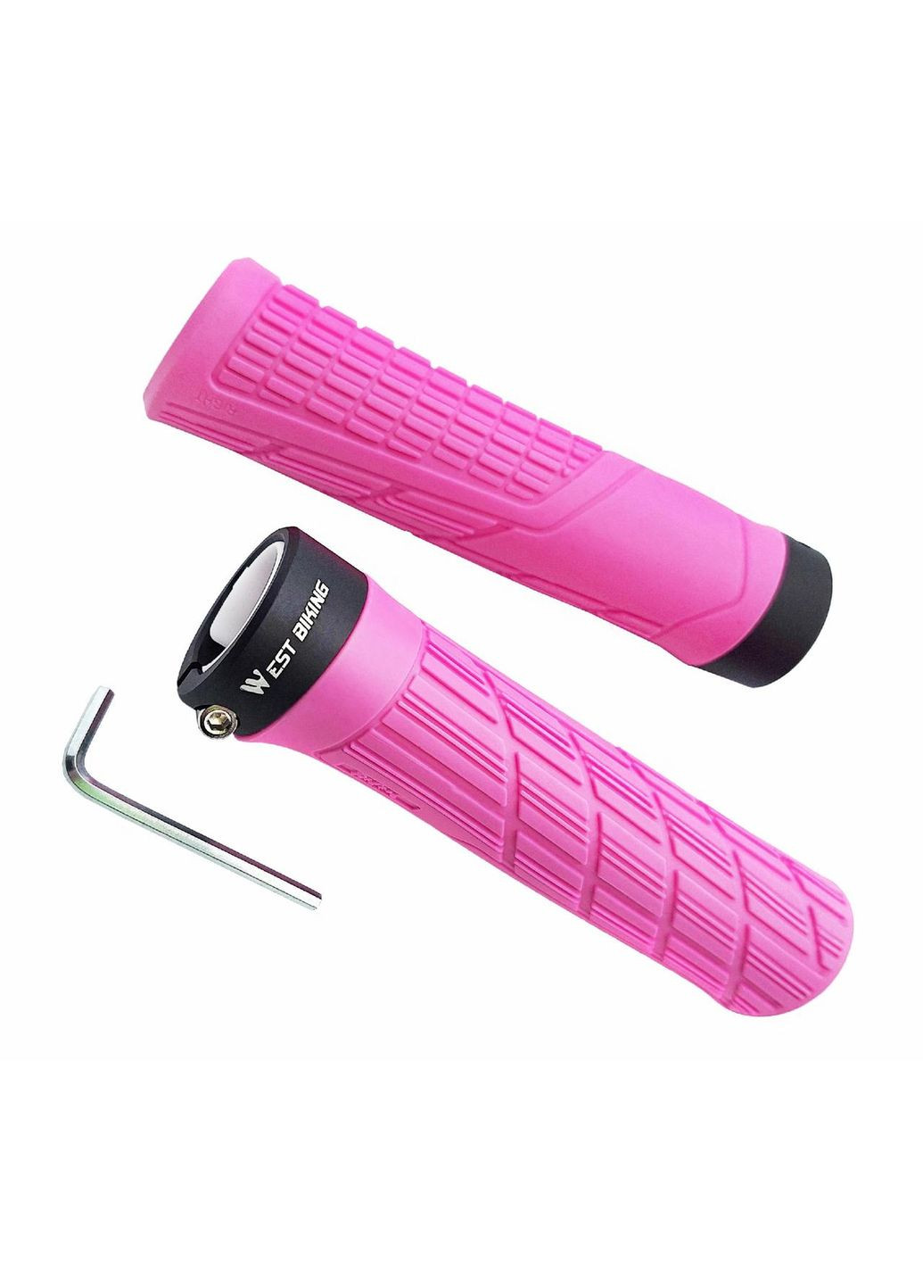 Грипсы YP0804063 эргономичные 135 мм с алюминиевым замком (G0000983) West Biking (355802856)