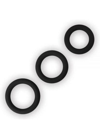 Набір із 3 шт рекційних кілець Power Plus Cock Ring Series без вібрації Lovetoy (383088458)