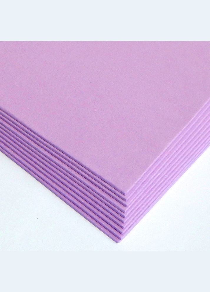 Фоаміран EVA матовий, 2 мм, 20х30 см, бузковий No Brand (341731311)