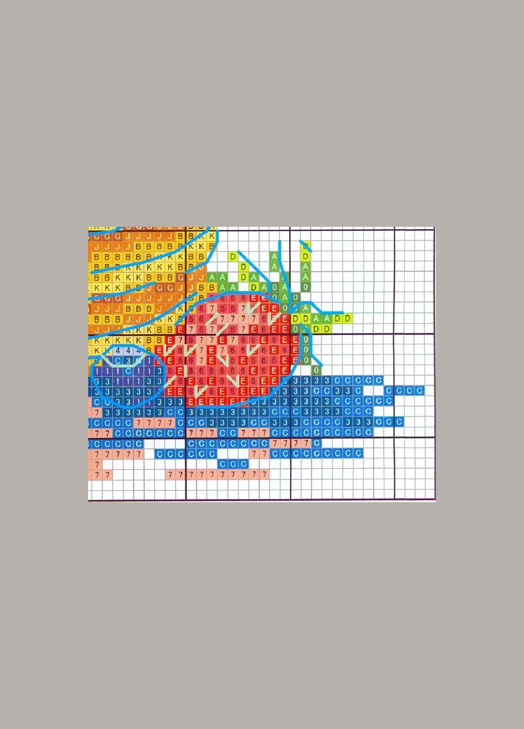 Набір для вишивання за нанесеною на канву схемою "Dessert 2". AIDA 14CT printed, 18*19 см Joy Sunday (313614431)