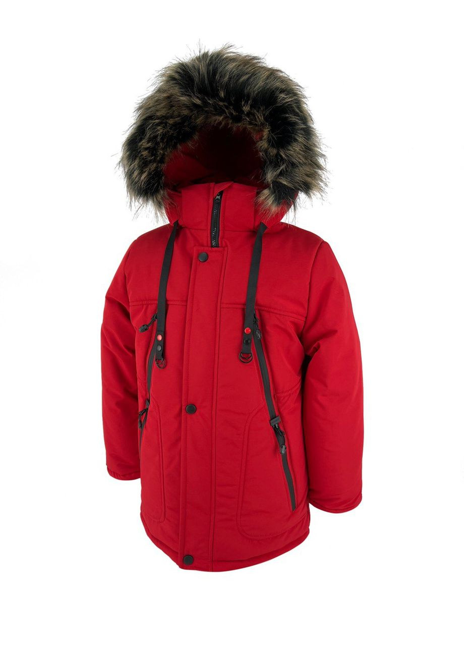 Красная зимняя джаспер No Brand