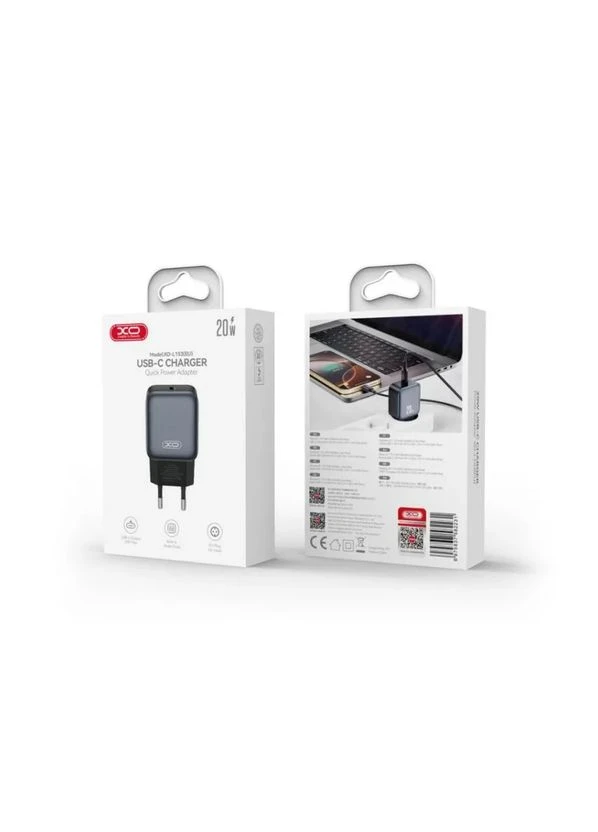 Сетевое зарядное устройство XO 20W Type-C 83,1х40х24 мм No Brand (398549910)
