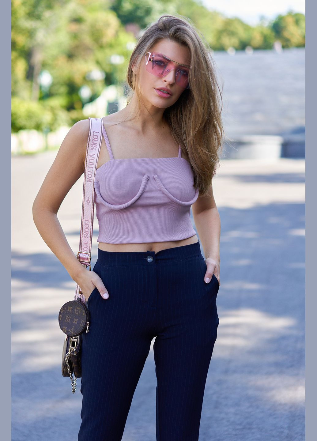 Стильний топ на тонких бретелях Jadone Fashion (300842199)