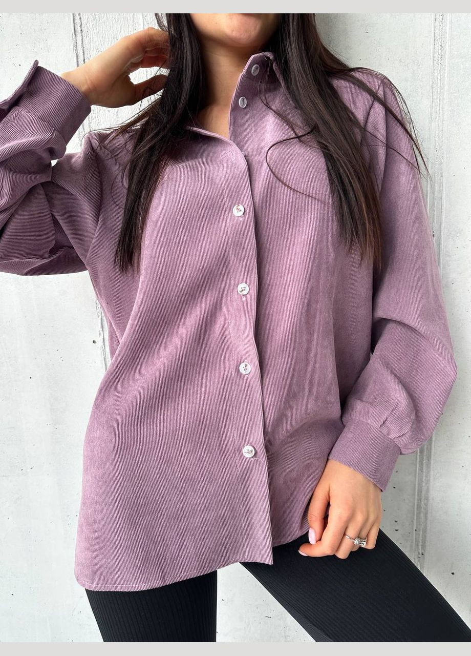 Жіноча сорочка oversize із вельвету Vakko (338476530)