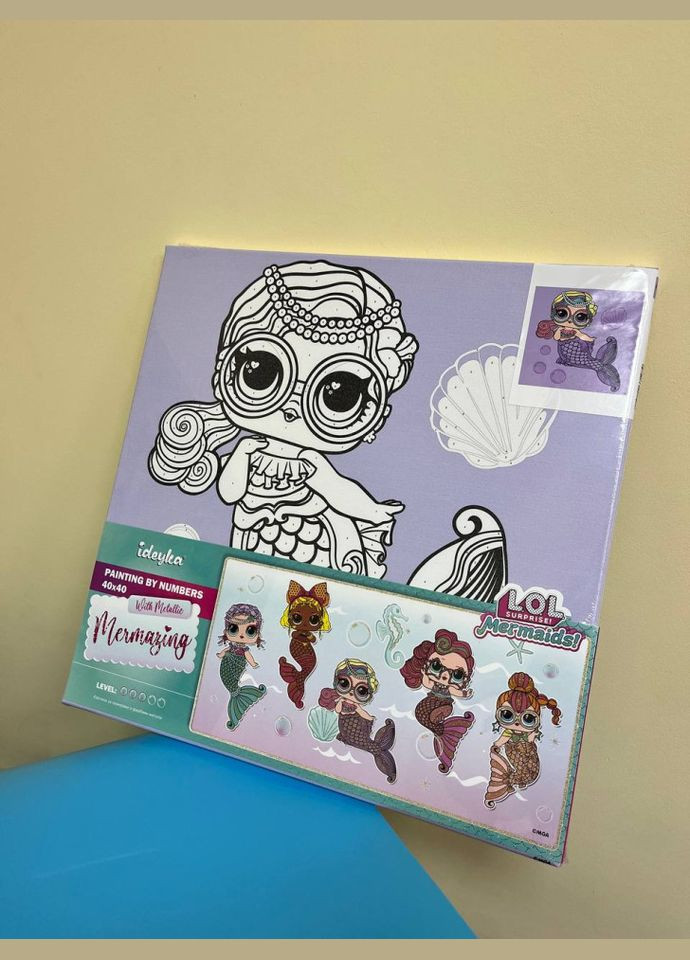 Картина по номерам L.O.L. Surprise! Mermaids Miss Sea" KHO6263, IDEYKA (333701204)