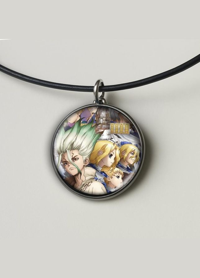 Подвеска (кулон) Аниме Доктор Стоун #06 (круглый) No Brand (328051023)