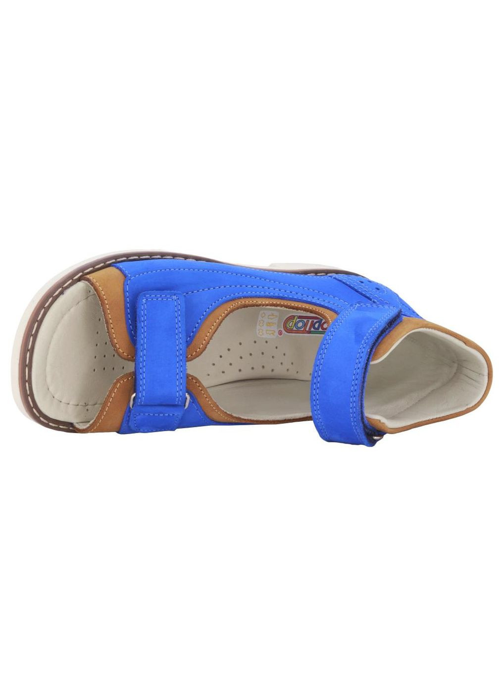 Cандалії 666 для хлопчиків сині, нубук. Розмір Topitop (366326804)