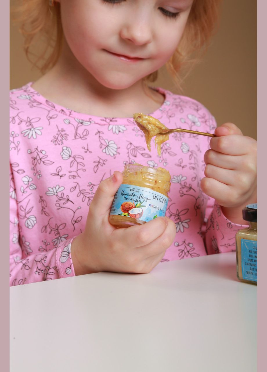 Крем мед кокос-мигдаль 500 грамів Царство Меду (330027851)