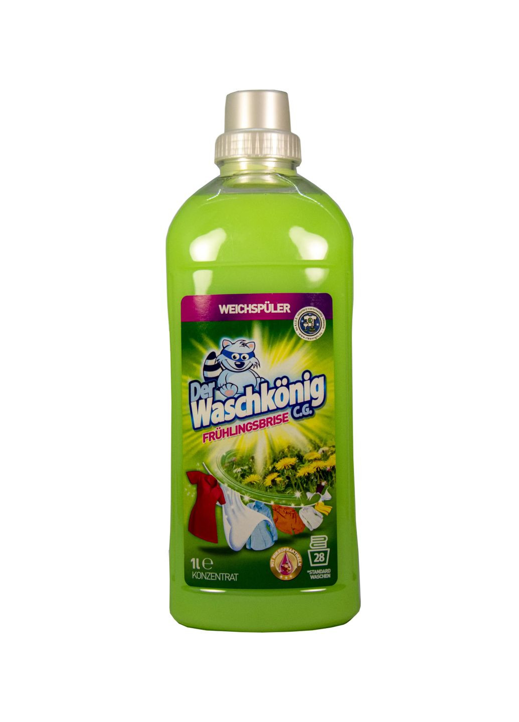 Кондиціонер для білизни Der Waschkоnig Fruhlingsbrise, Весняна свіжість, 1 л Der Waschkonig (328309021)