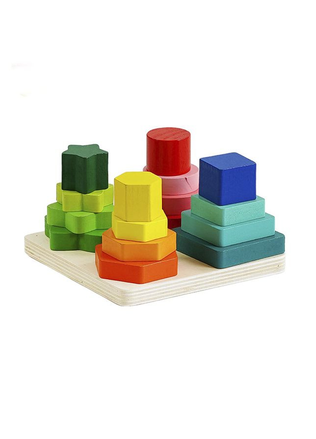 Сортер - Логічна пірамідка колір різнокольоровий ЦБ-00245877 Fun Game (280951277)