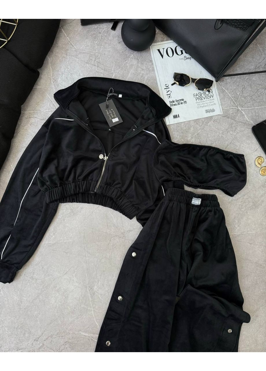 Велюровый костюм тройка Україна (349817936)