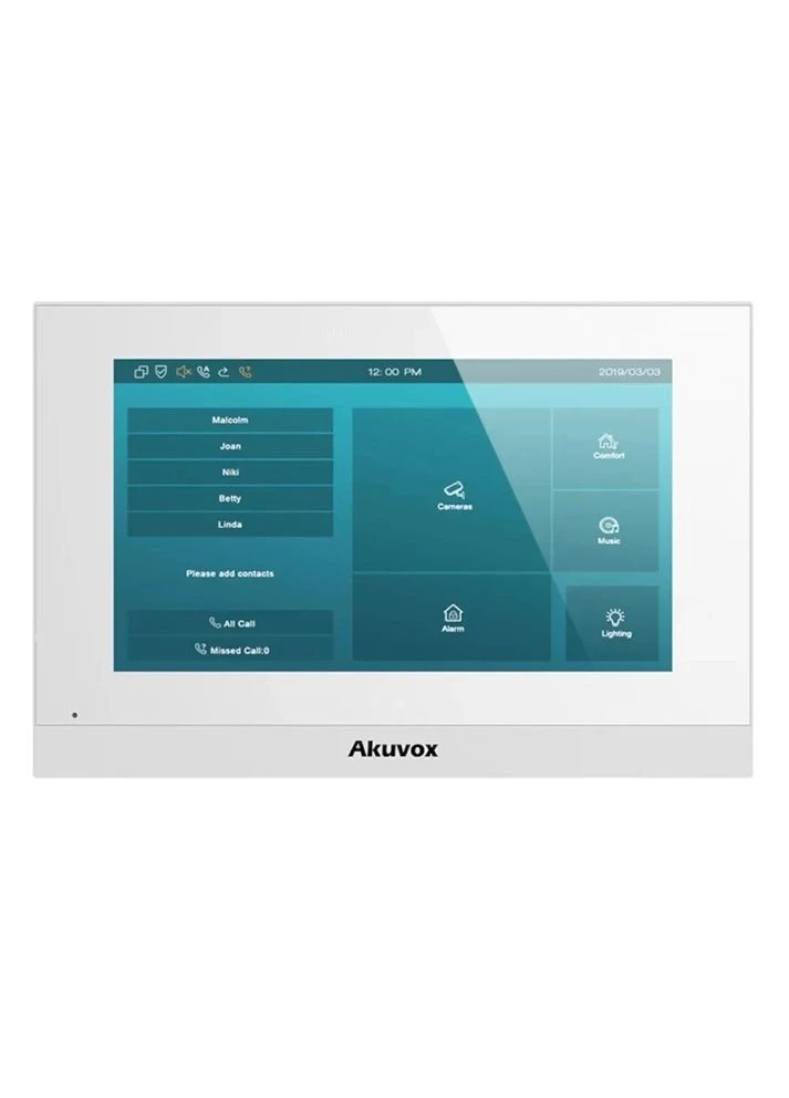 Видеодомофон C313W SIP WHITE (87-00008) Akuvox (314828664)