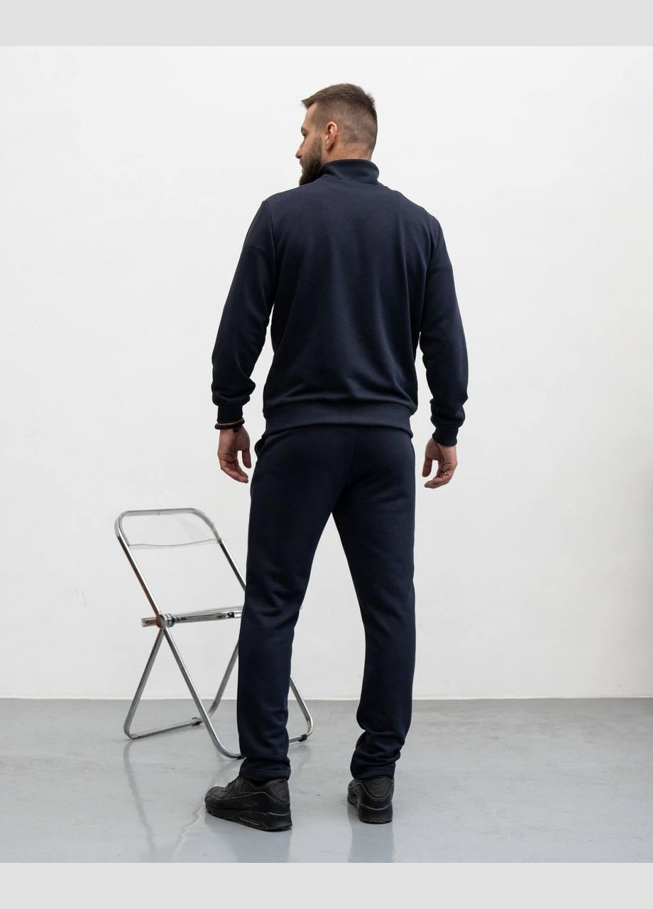 Синий демисезонный костюм мужской - двойка, брюки + кофта брючный JUGO Manaka № W3