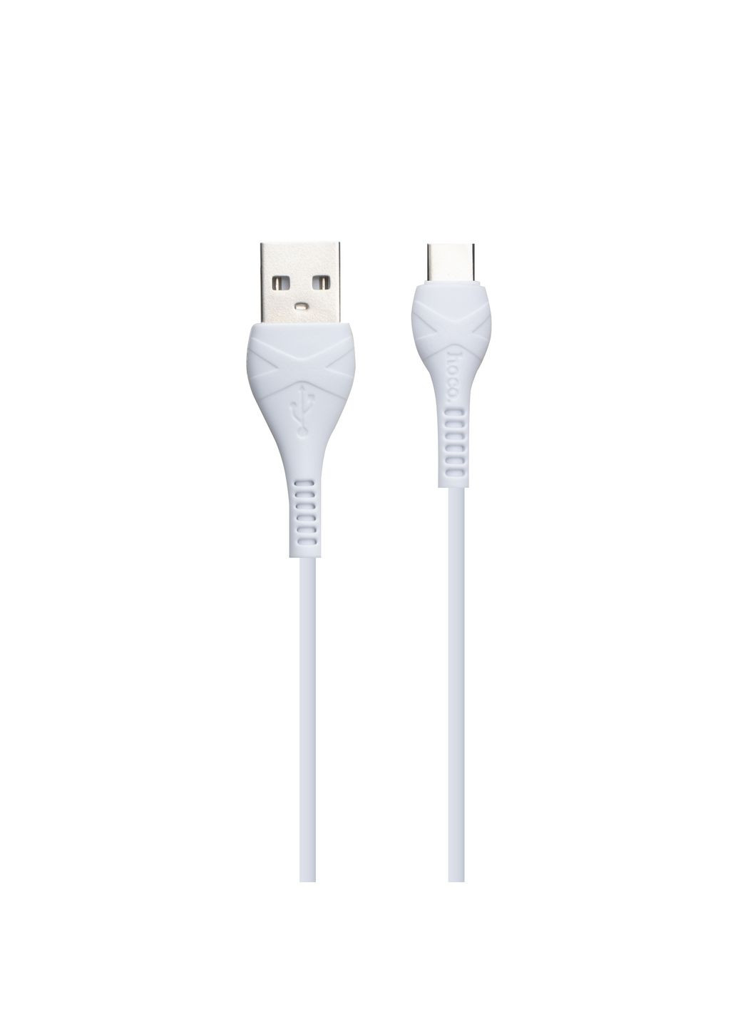 Кабель USB X37 Cool Power Charging Type-C Бiлий Hoco (337993963)