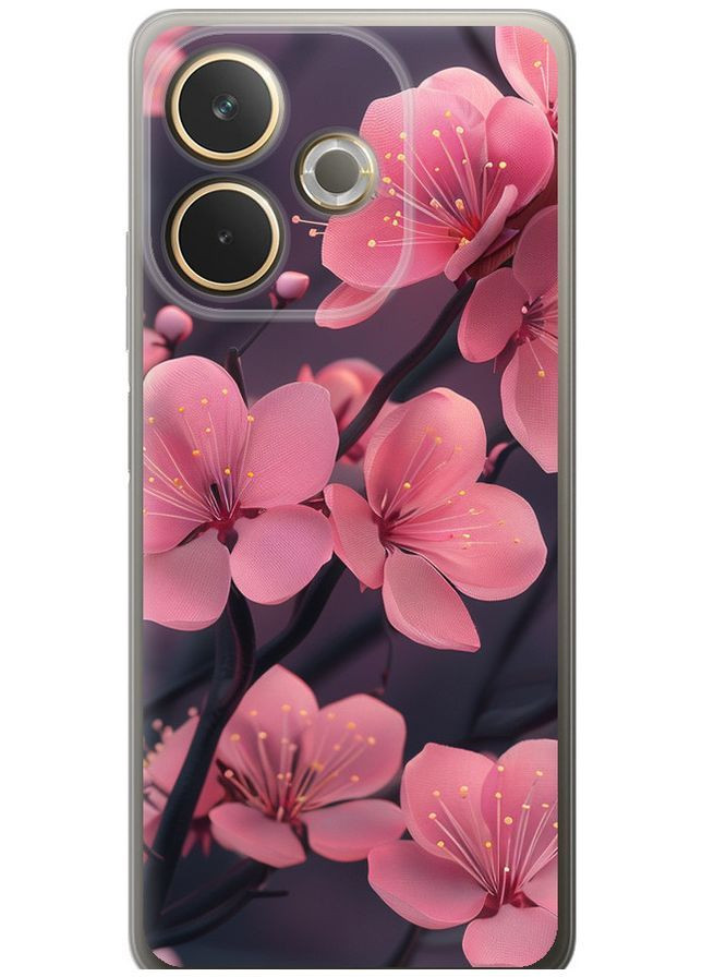 Силіконовий чохол 'Пурпурова сакура' для Endorphone Oppo A5 PRO (380892579)
