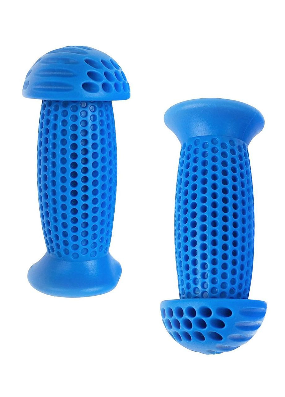 Грипсы силиконовые на детский велосипед / самокат 95 мм голубые (G0000573) No Brand (355802696)