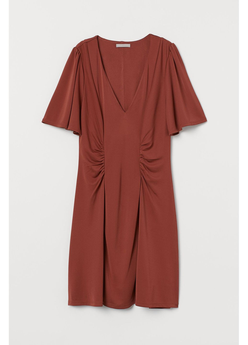 Коричневое платье H&M