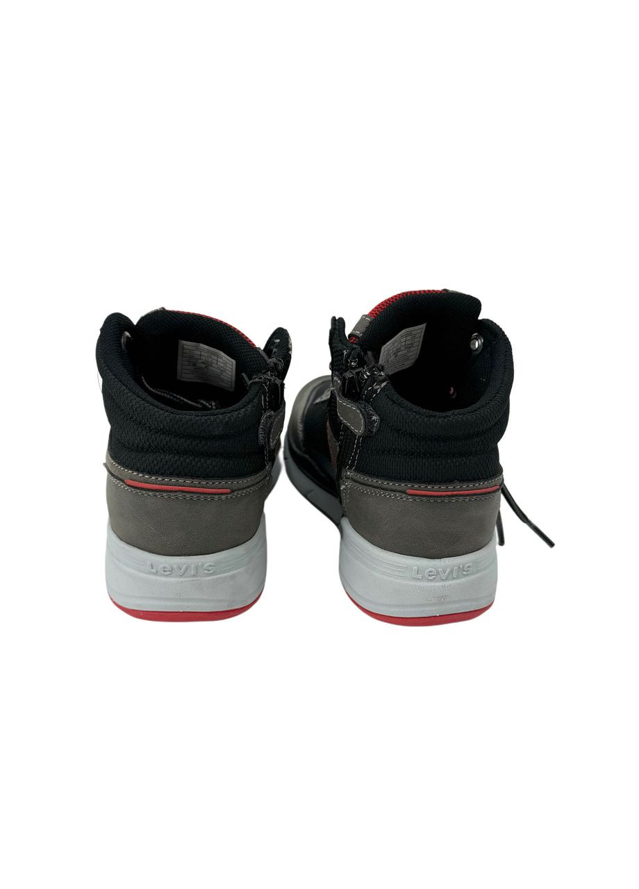 Серые кроссовки levis, арт. parry 0052s, черно-серые. Levi's