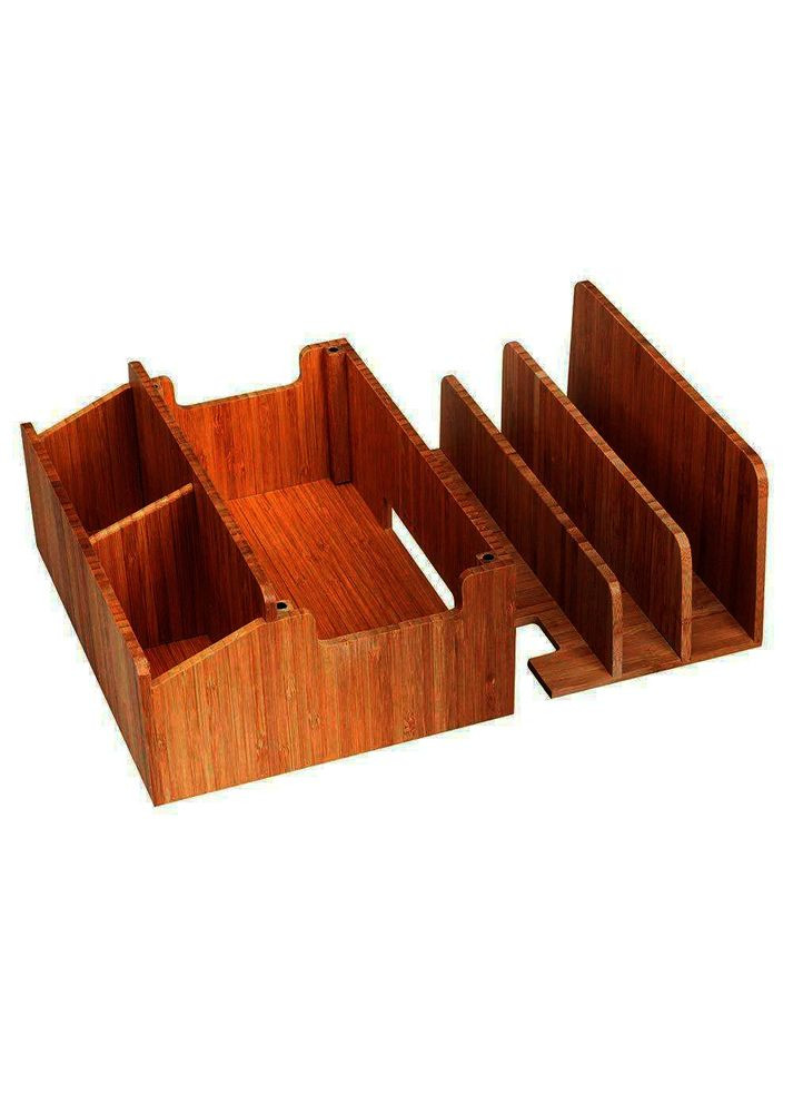 Настільний органайзер з дерева Морістаун охра (КНЦ-003204) No Brand (328225181)