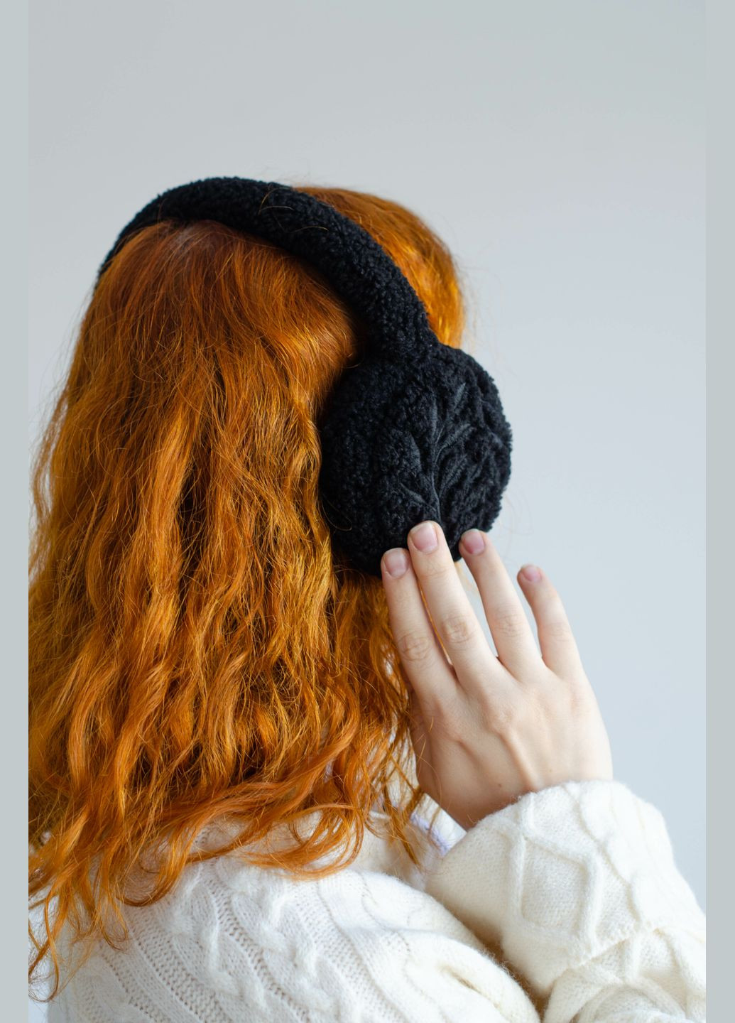 Премиум наушники "Мамины объятия" с вышивкой "Древо" (Кофе) Kent&aver 14723 (313235653)