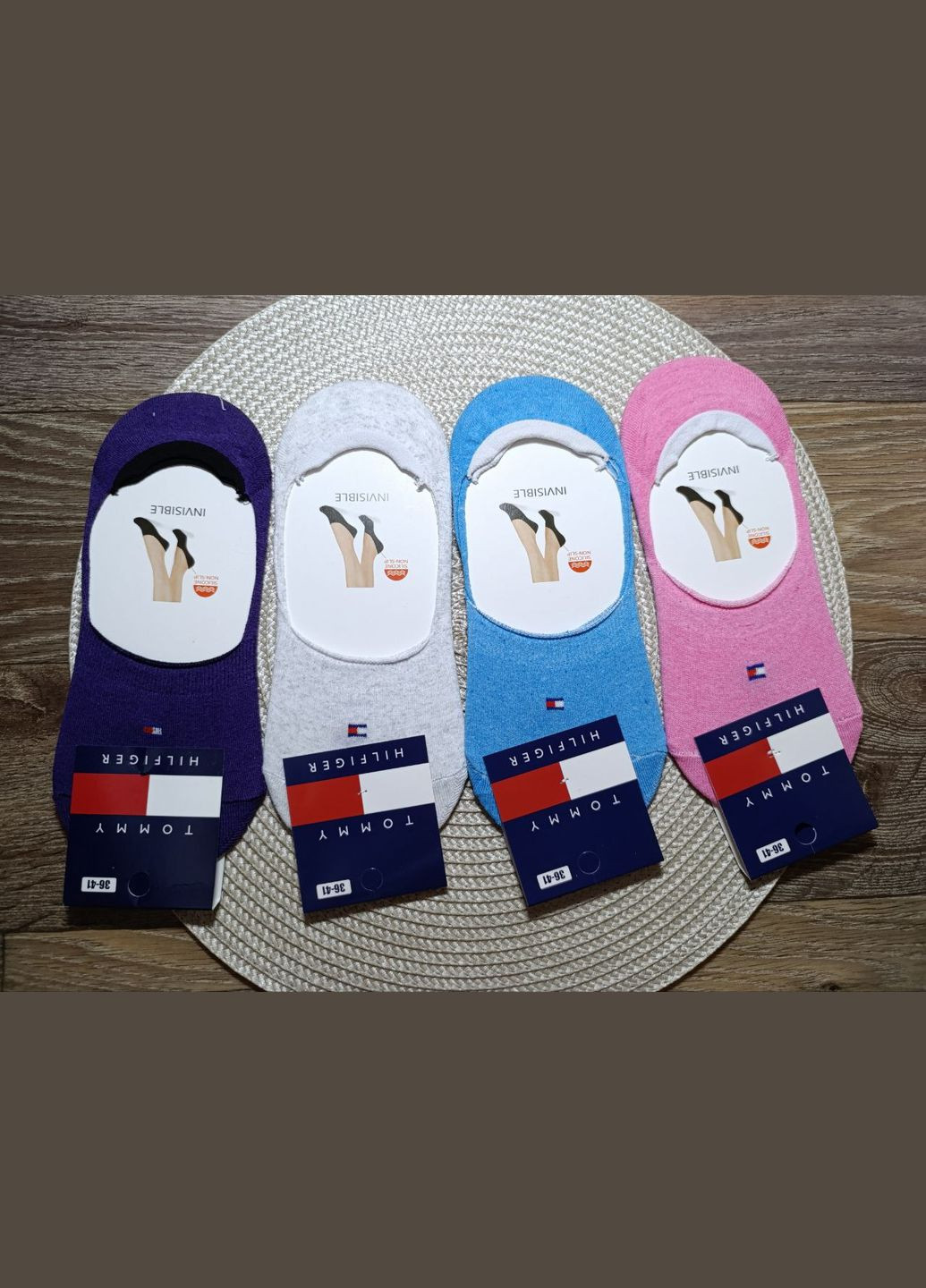 Фіолетові шкарпетки-сліди жіночі, туреччина, висока якість логотипи логотипи (339092016)