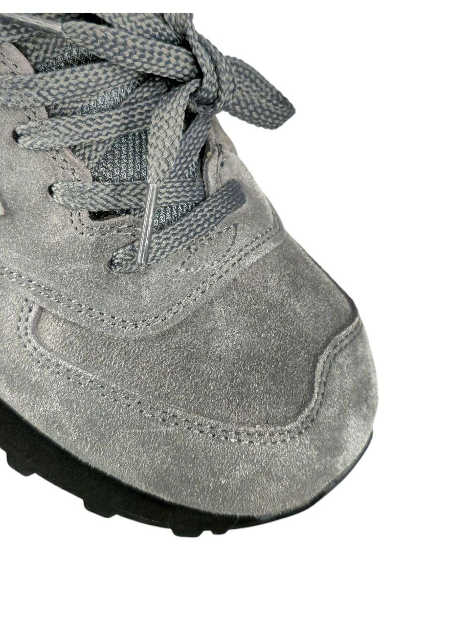 Сірі Зимовий кросівки зимові чоловічі new balance 574 winter gray black fur | нью беланс 574 сірі чорні з хутром No Brand