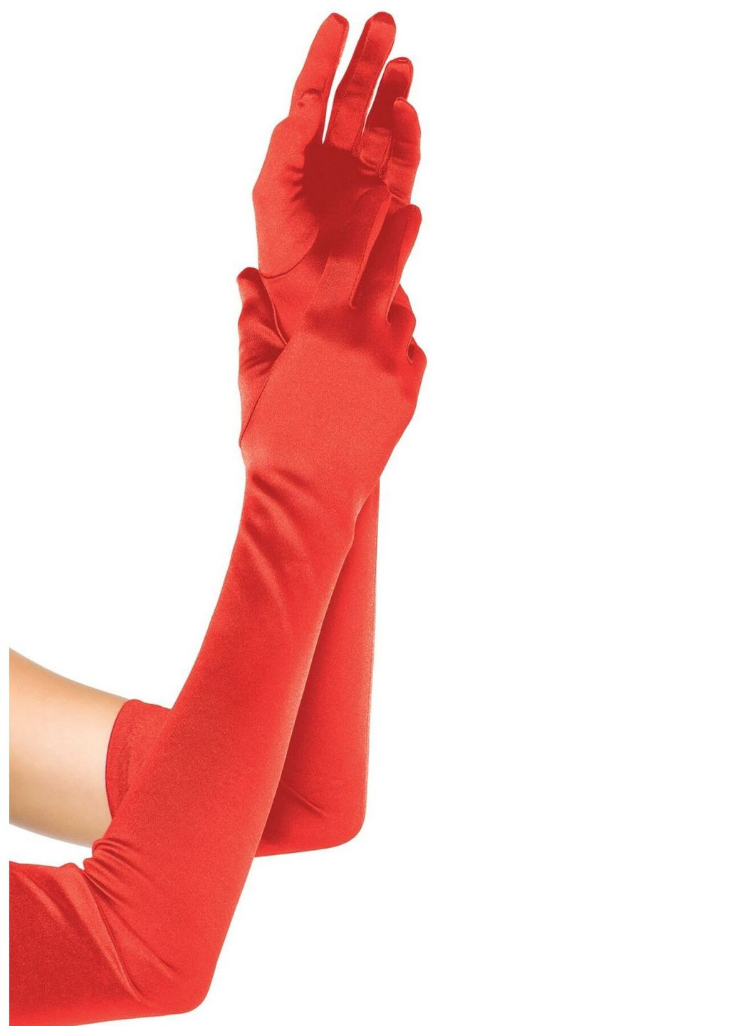 Довгі рукавички Extra Long Satin Gloves red Leg Avenue (291441059)