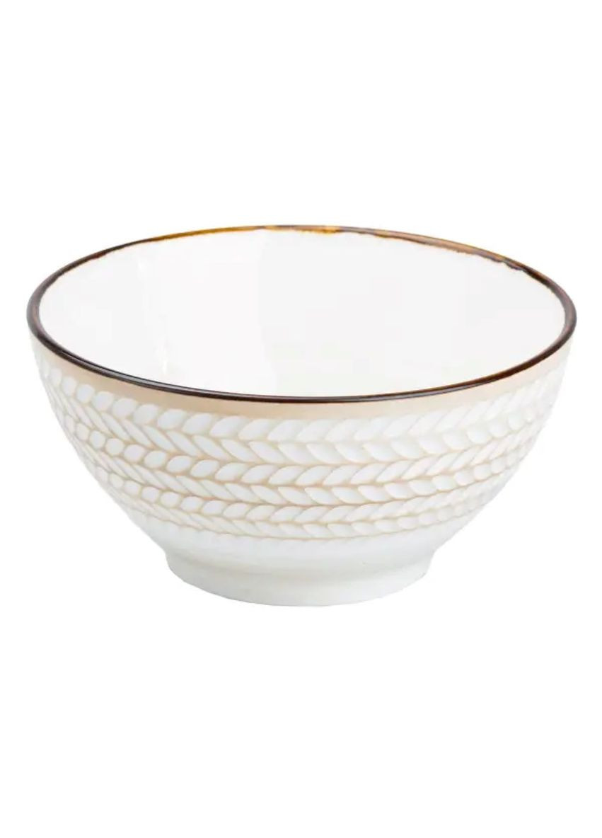 Пиала круглая керамическая 11 см круглая белая HP23386 TS Kitchen (353505417)