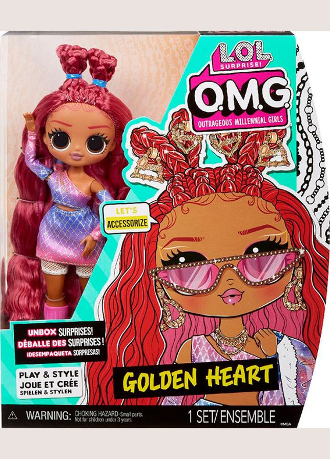 L.O.L. Surprise Golden Heart O.M.G. S7 Золотое Сердце с аксессуарами (588511) MGA Entertainment (304055214)