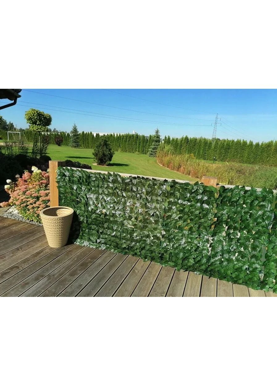 Сітка для огорожі пластикова декоративна, плющ 150х300 см BH 85971 Bass Polska (382359494)