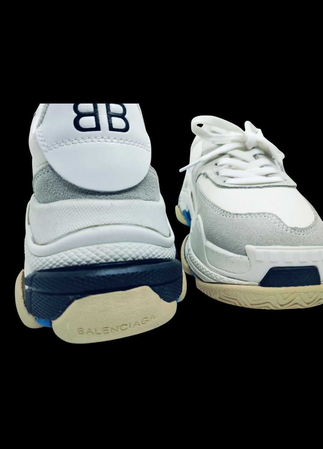 Цветные кроссовки унисекс демисезонные светлые. Balenciaga