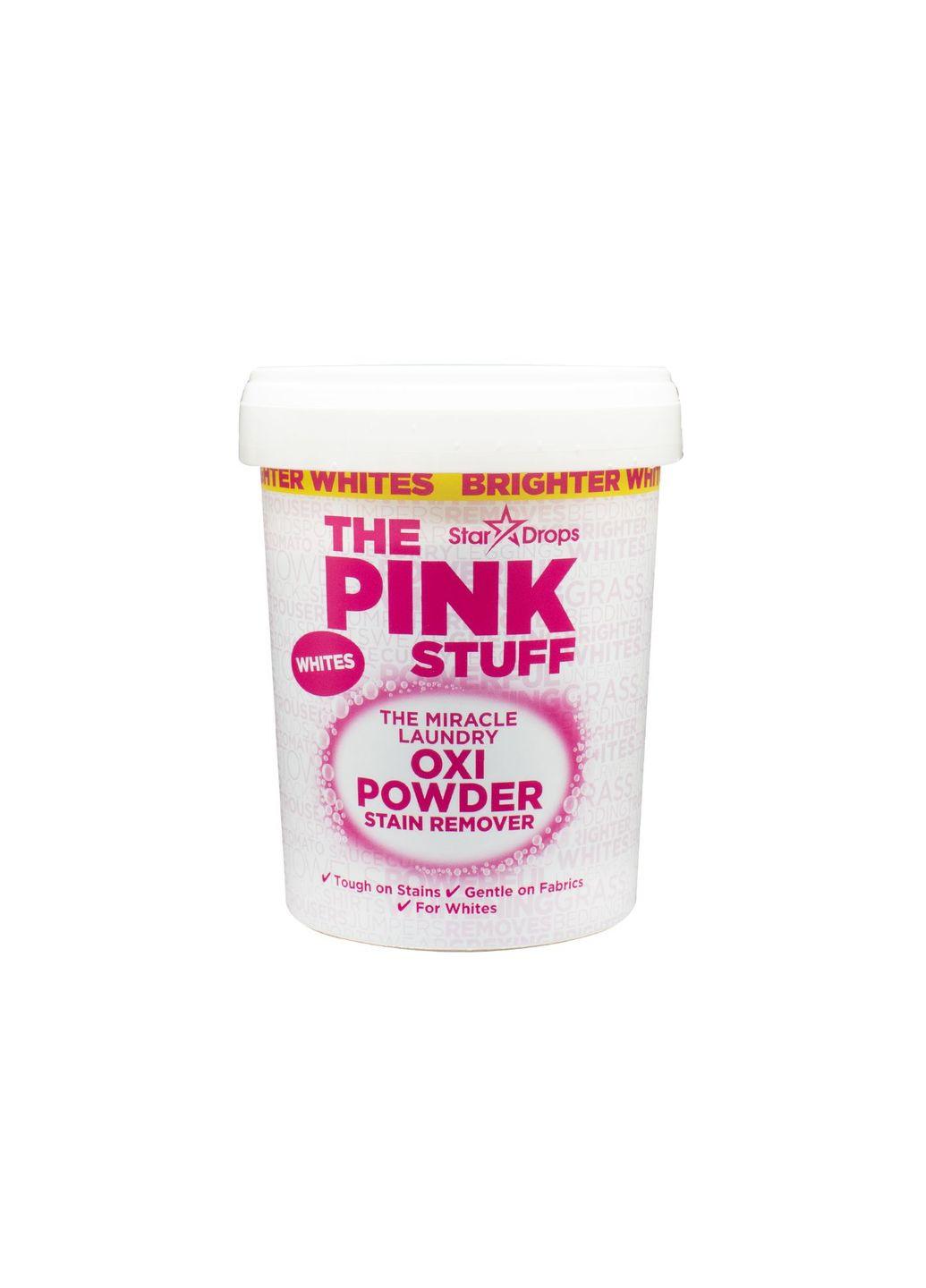 Пятновыводитель-порошок для белых вещей 1 кг The Pink Stuff (278278210)