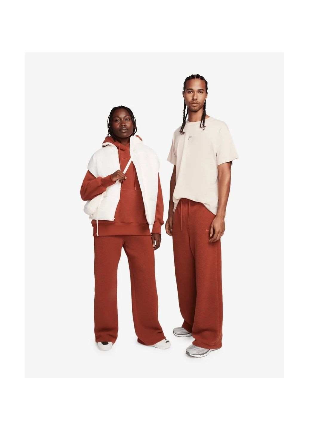 Штани жіночі Nsw Plush Pants Brown Nike (364662731)