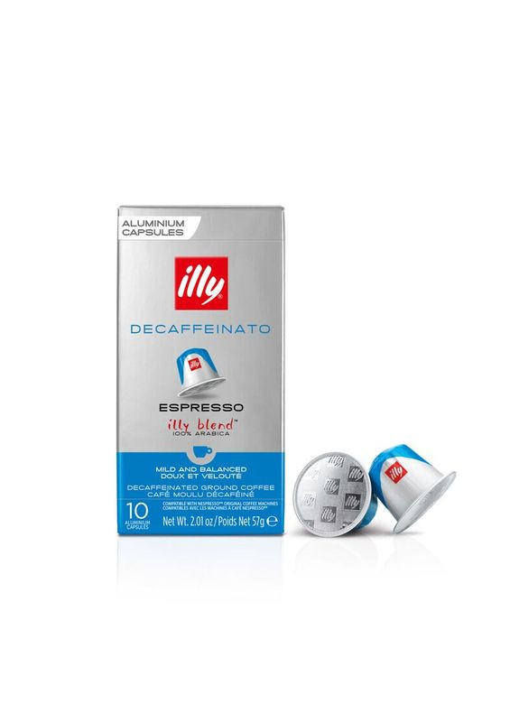 Кава в капсулах Espresso Decaffeinato, 10 капсул Nespresso Illy (313288591)
