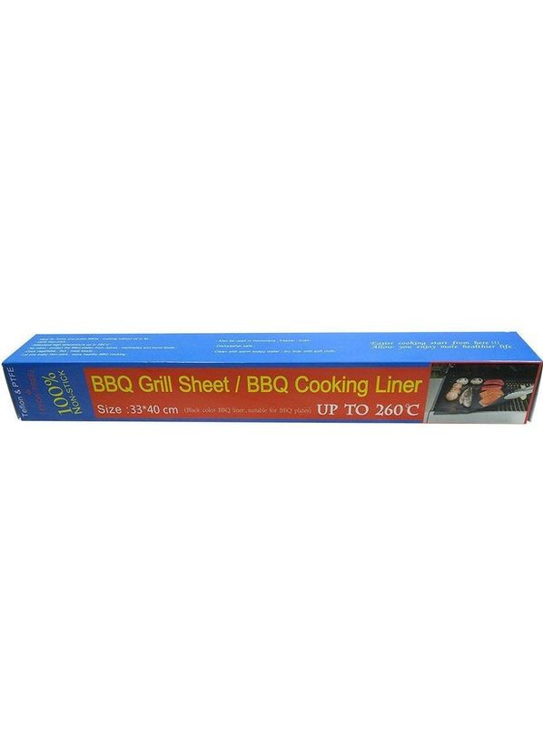 Тефлоновий килимок з антипригарним покриттям для гриля BBQ grill sheet 33x40 см чорний (2104618536) No Brand (331184005)