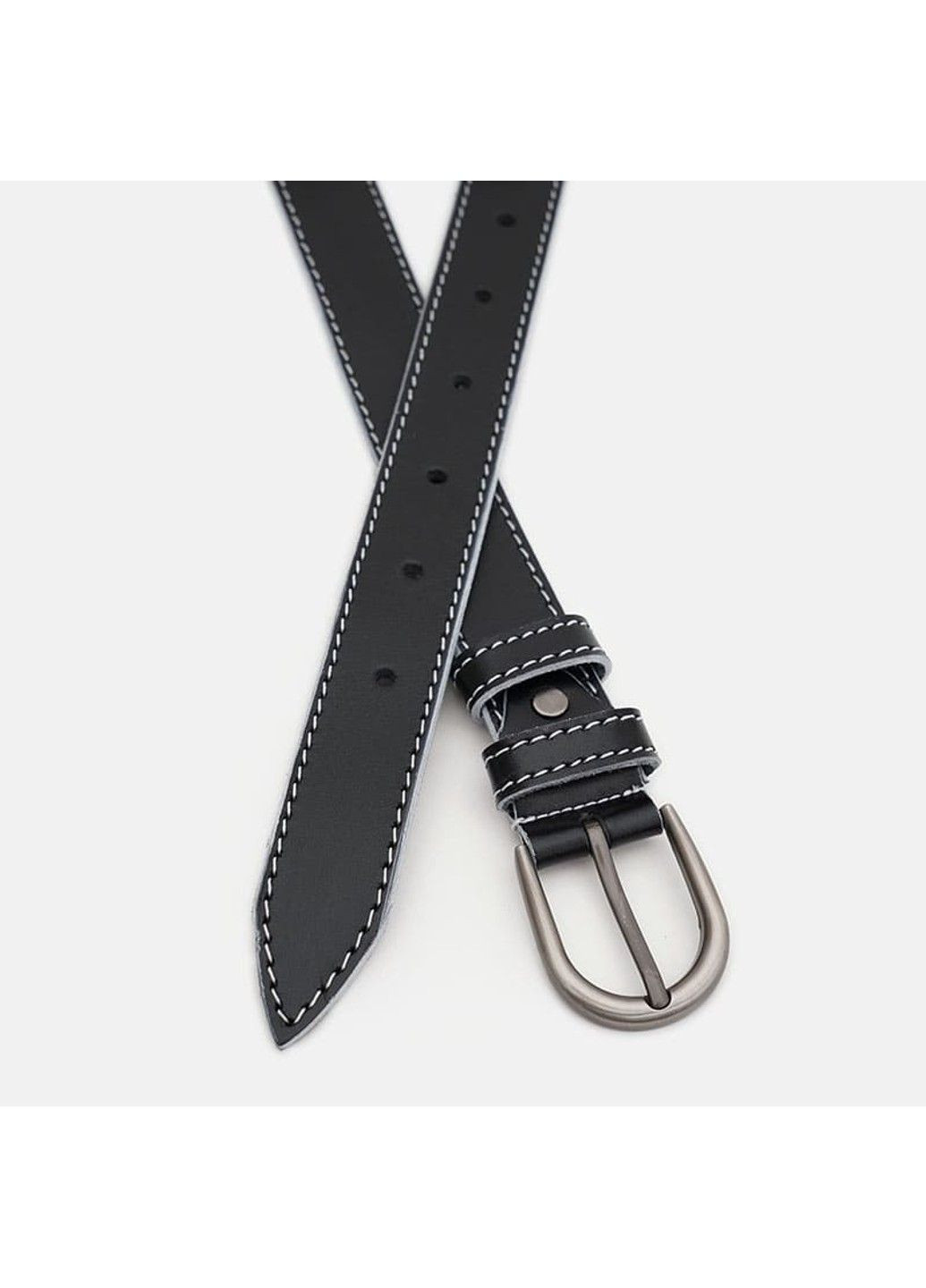 Женский кожаный ремень 100v1genw101-black Borsa Leather (322959700)