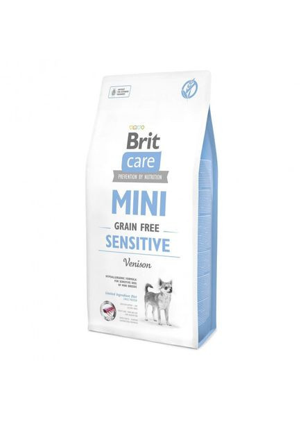 Сухий корм Care GF Mini Sensitive 7 kg (для собак мініатюрних порід з чутливим травленням) Brit (292259664)