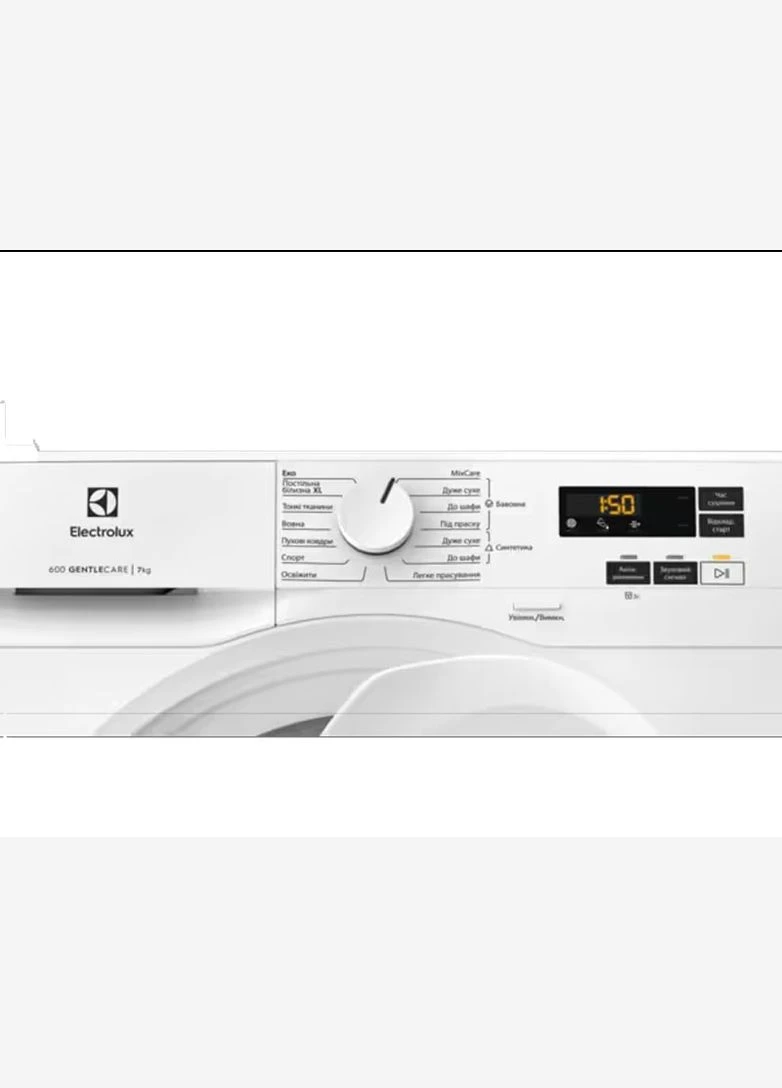 Сушильна машина тепловий насос, 7кг, A++, 64см, дисплей, білий Electrolux (315638991)