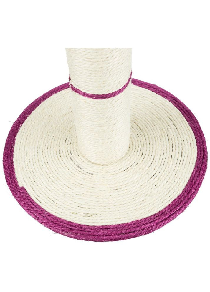 Царапка с игрушкой на веревке для кошек столбик, 35х62 см (сизаль) Trixie (362701027)