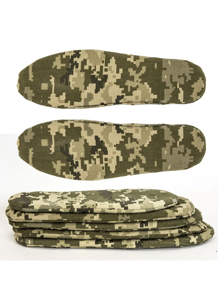 Кевларовые стельки для обуви класс NIJ IIIa (1 класс ДСТУ по заключению НДЕКЦ) пиксель (коплект) 37 MemorableUA (362497457)