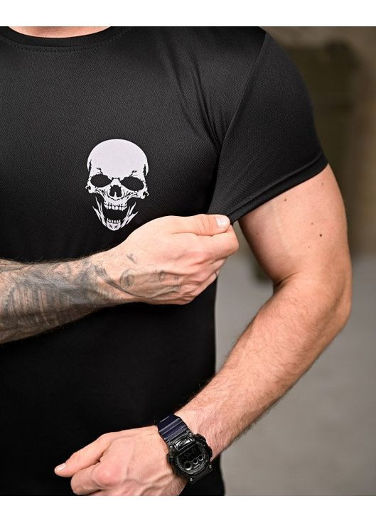 Тактическая мужская футболка Король Посадки черная No Brand (350890470)