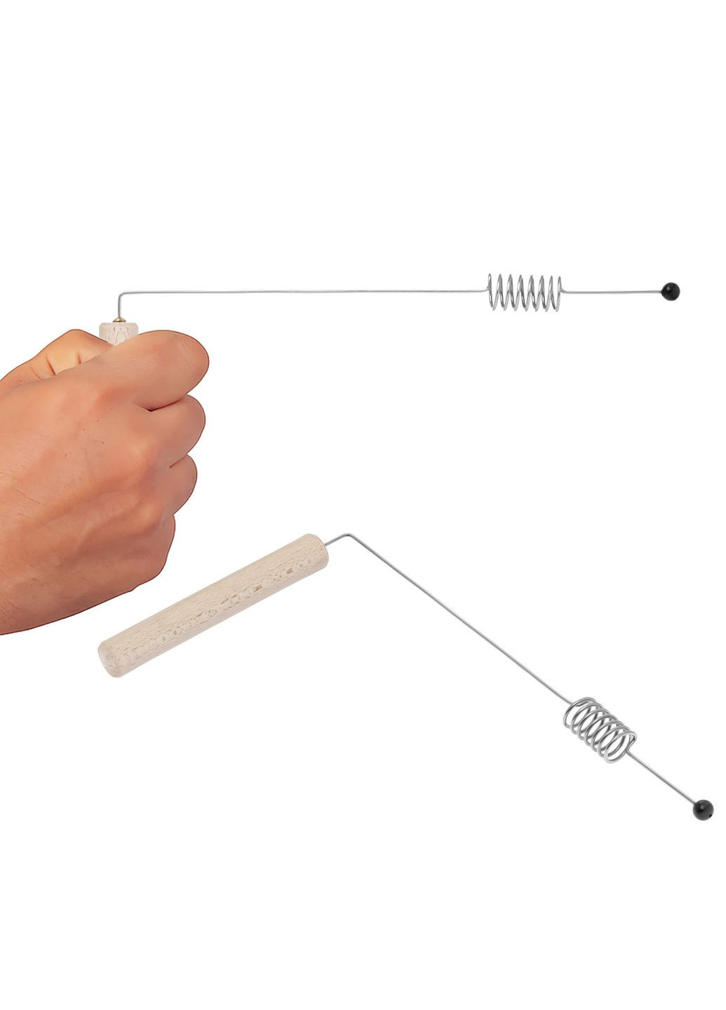 Биолокационная рамка из нержавеющей стали с резонатором и шунгитом лозоходческий инструмент для поиска воды Kredo (349442570)