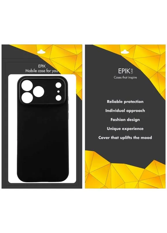 Чохол TPU Black Full Camera для Apple iPhone 17 Pro (6.3") Epik (386287431)