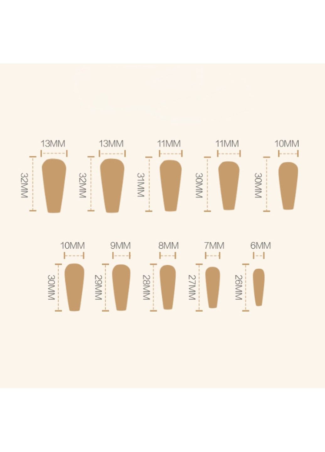 Накладні нігті балерина довгі однотонні BLC028 Фіолетово-рожевий 100 шт (A9742) Nails (308864064)